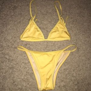 Pacsun yellow bikini